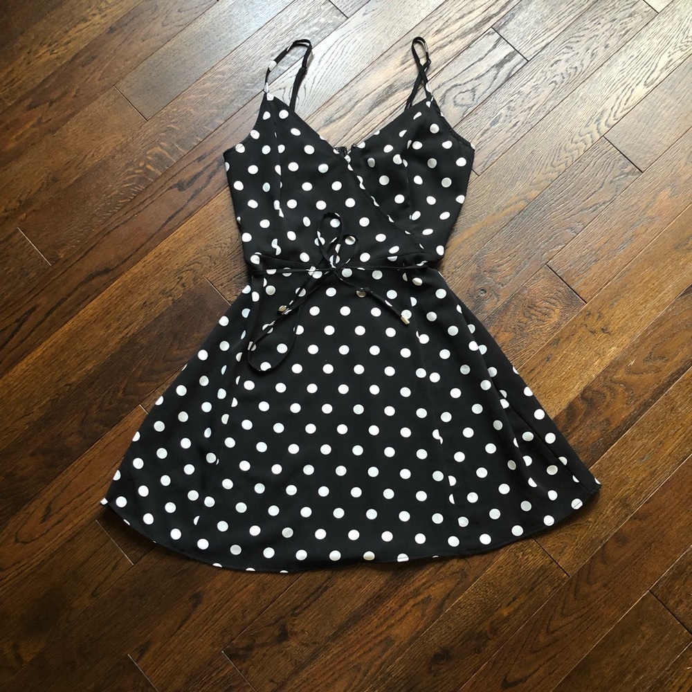 Poke-a-dot spring dress